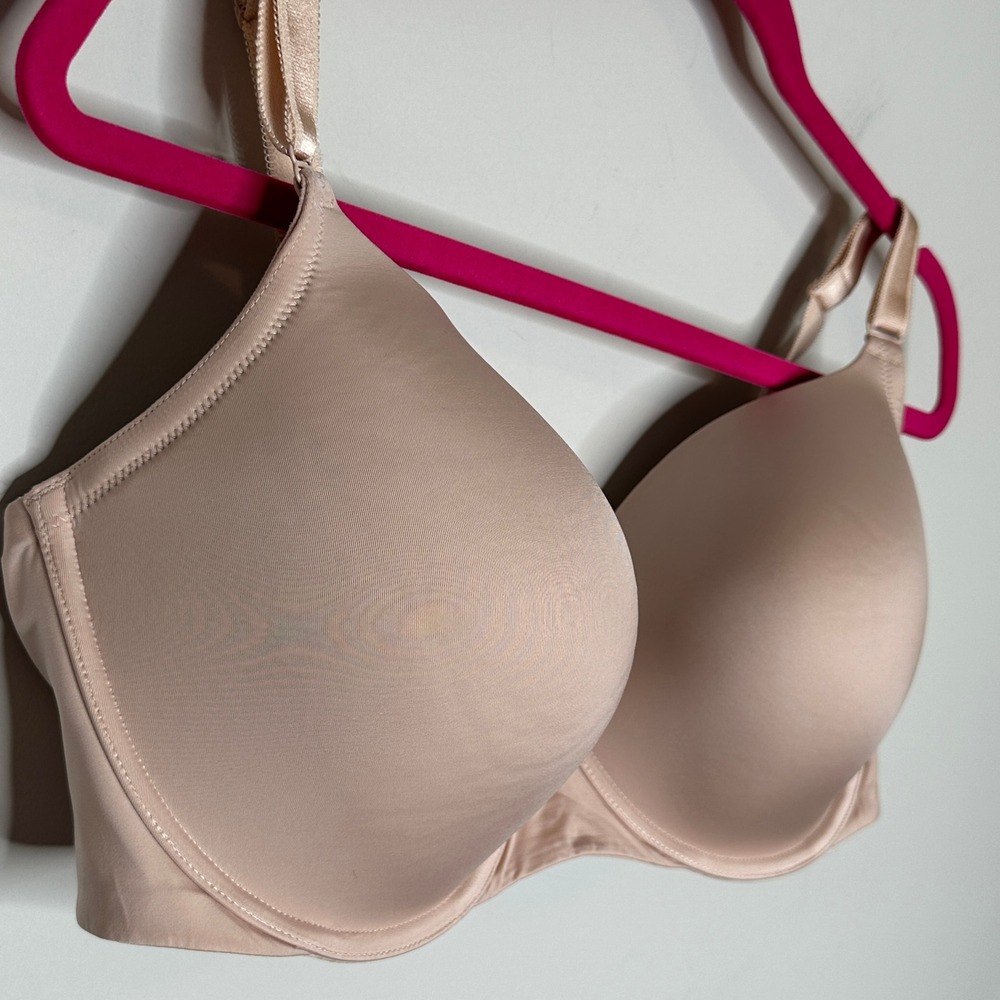 Torrid Curve 38‎ DDD Beige T-Shirt Bra 360 Back Smoothing Full Coverage - Picture 10 of 11